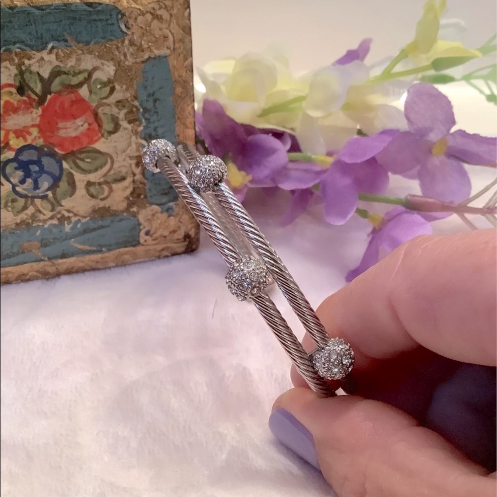 Crystal Double Rope Cuff - Picture 4 of 10